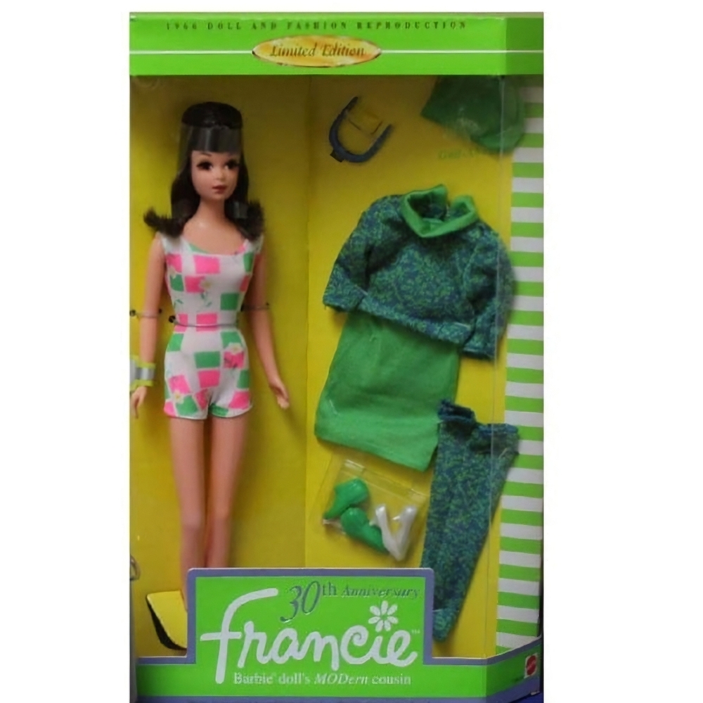 30th Anniversary Francie Barbie Doll's Modern Cousin NRFB